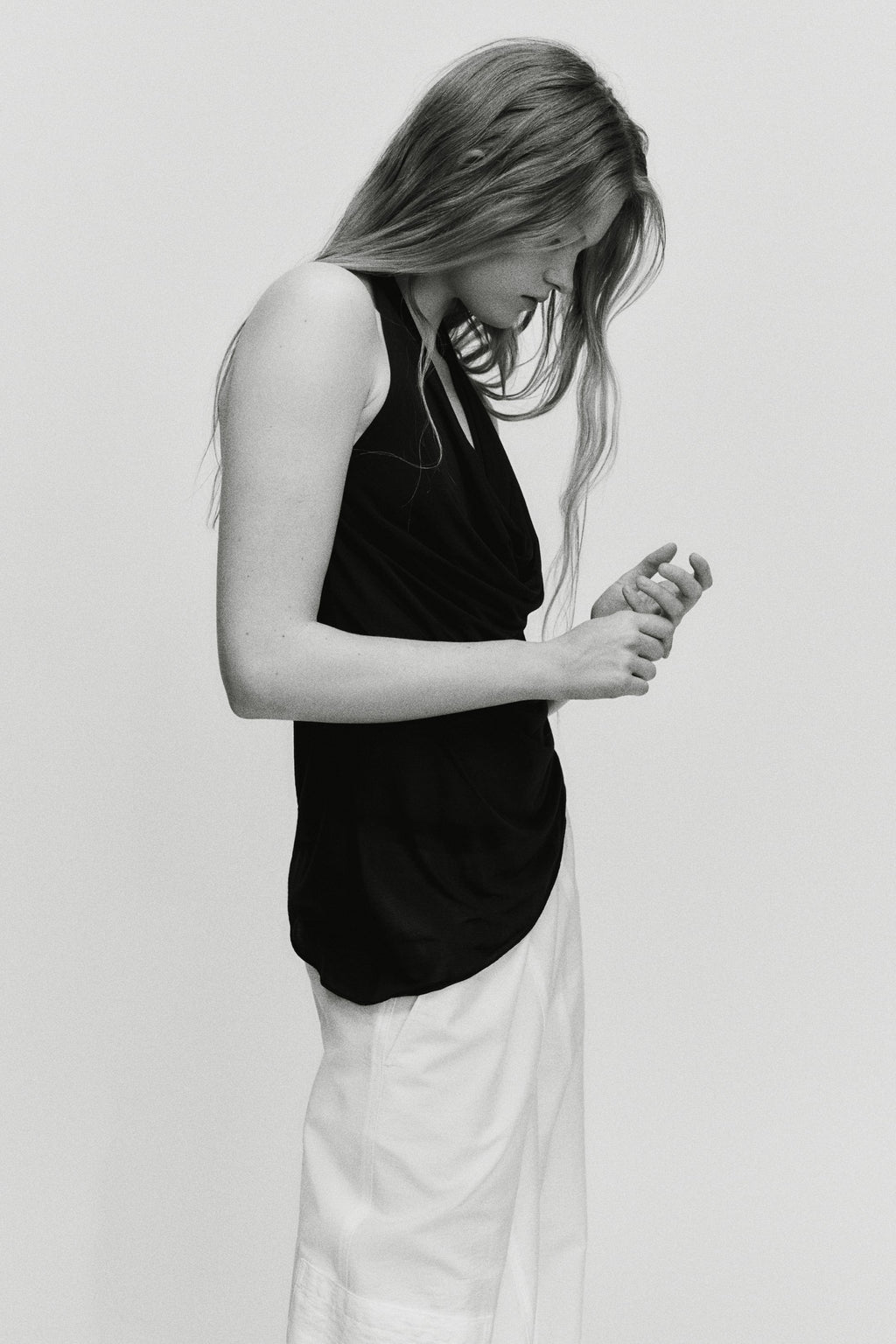 Orvesta Asymmetric halterneck top