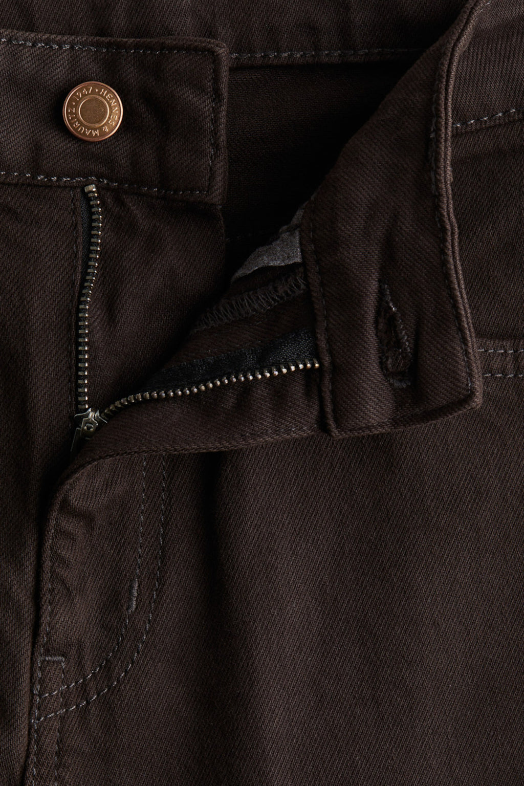 Orvesta Wide High Waist Jeans Dark Brown