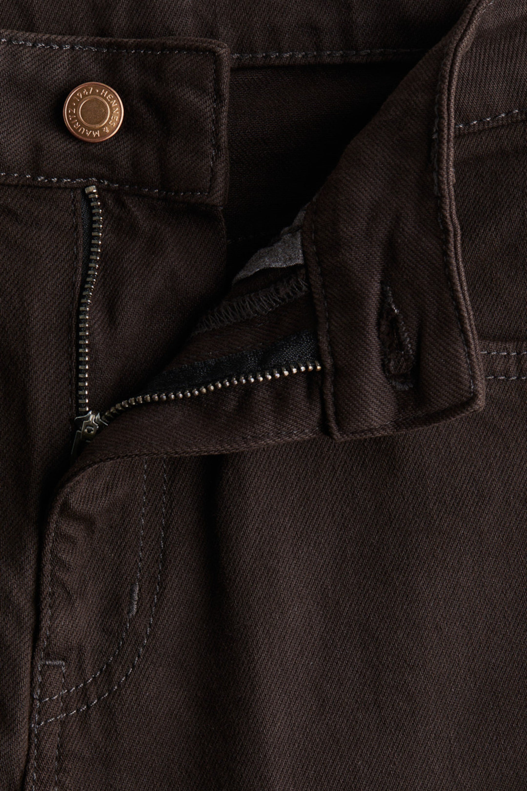 Orvesta Wide High Waist Jeans Dark Brown