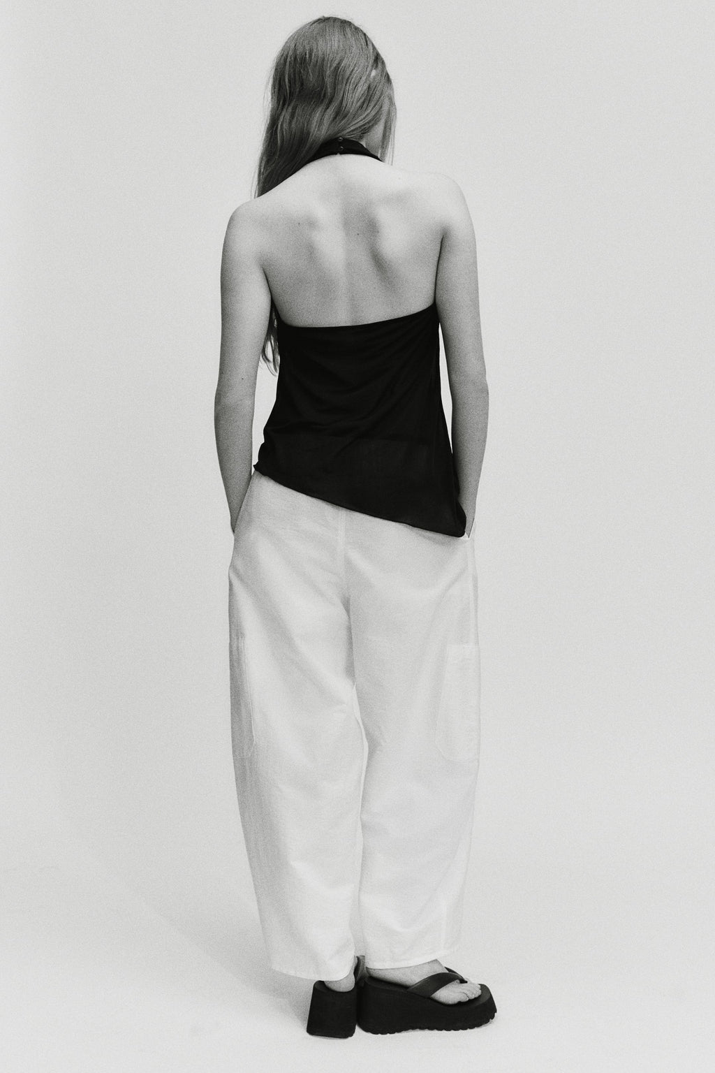 Orvesta Asymmetric halterneck top