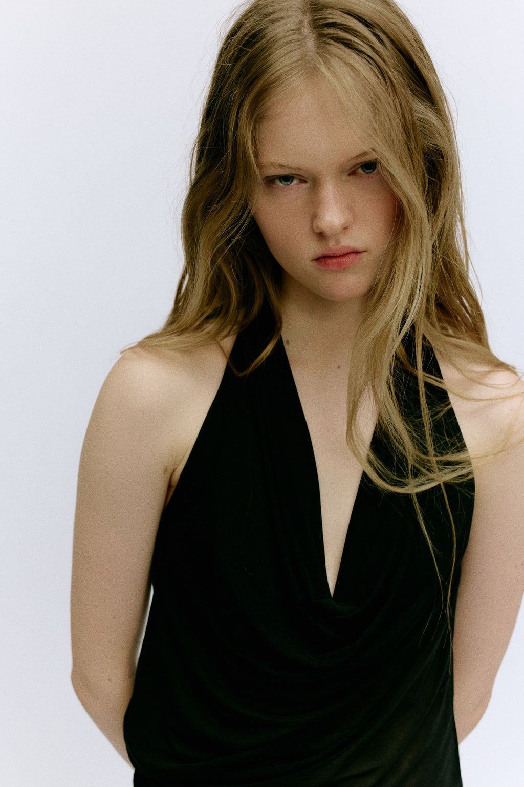 Orvesta Asymmetric halterneck top