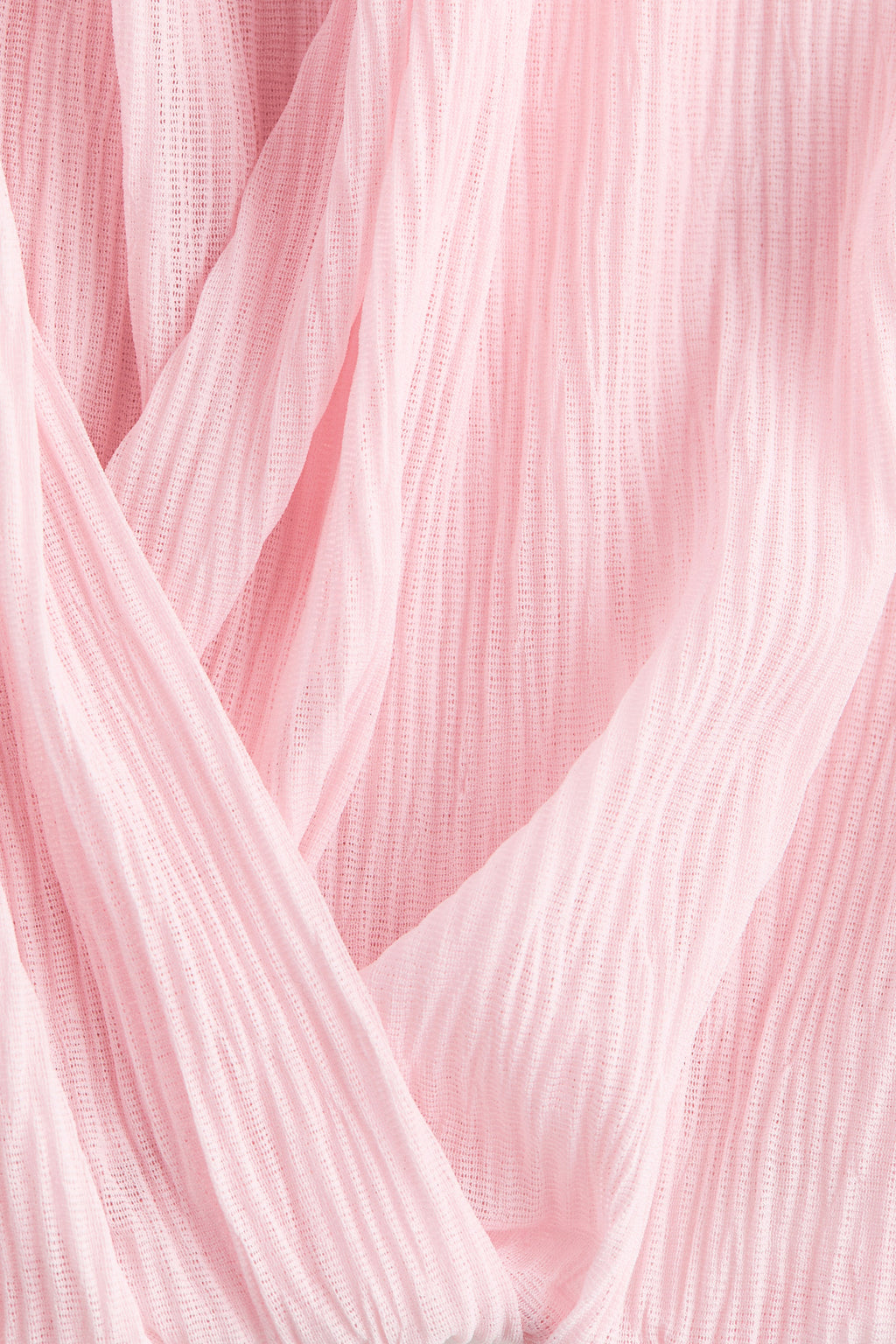 Orvesta Cropped bubble hem top Pink