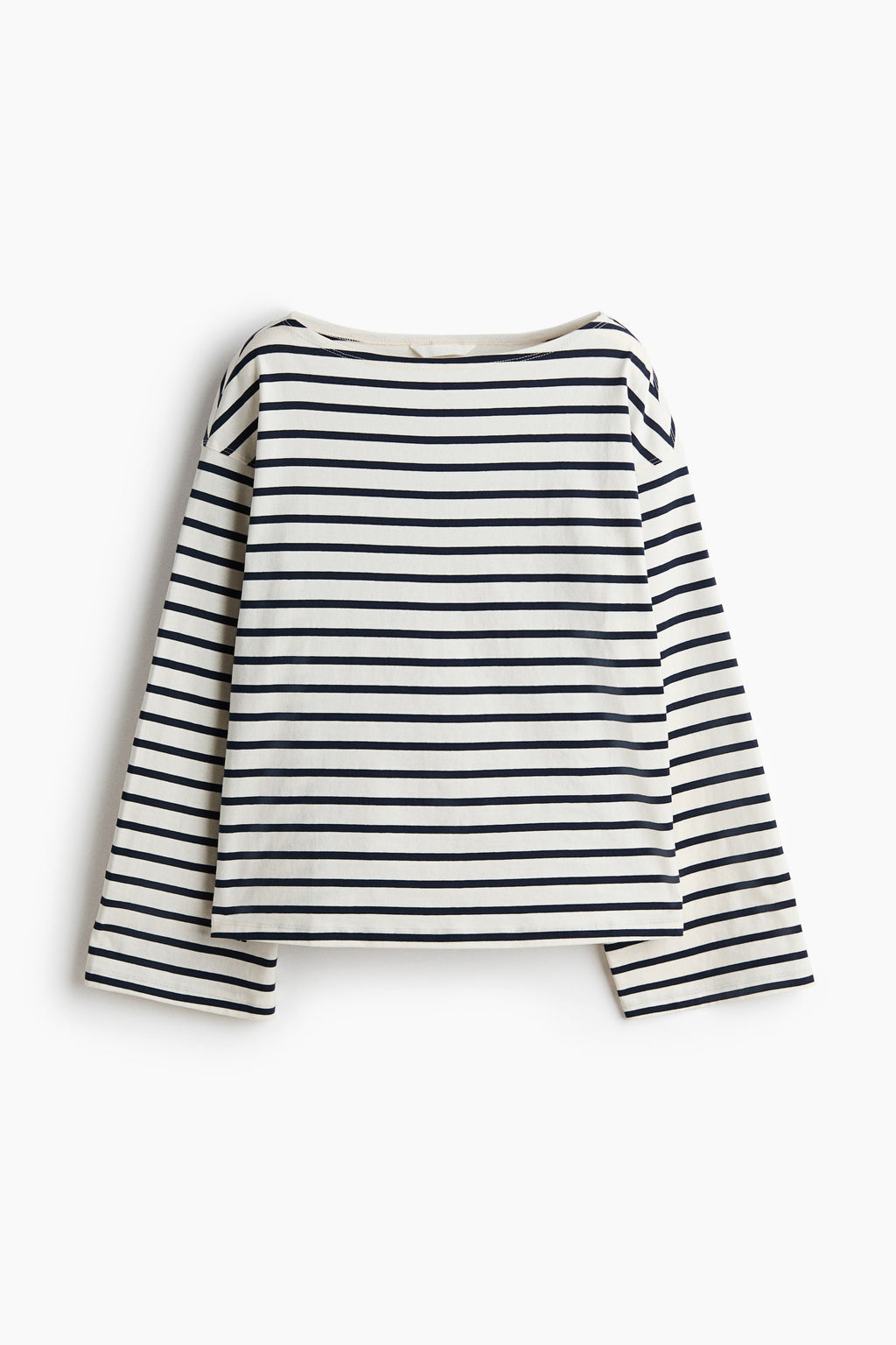 Orvesta Long-sleeved boat-neck top Striped