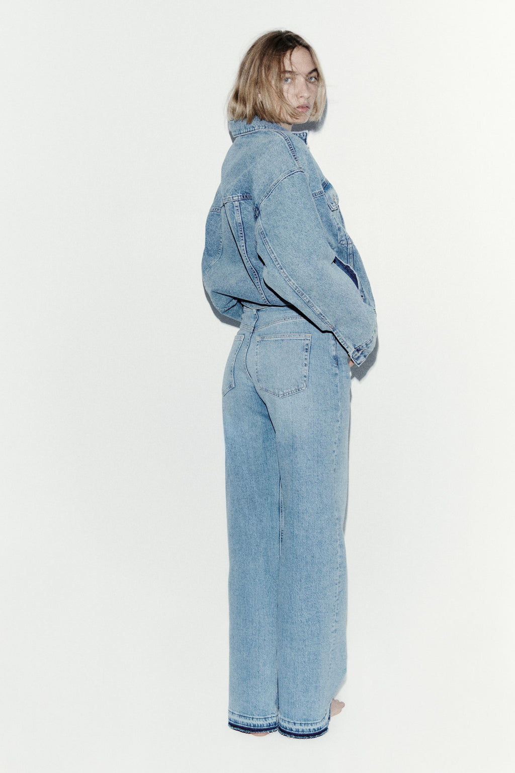 Orvesta Wide High Waist Jeans Light Blue