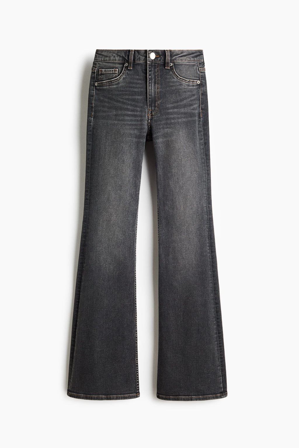Orvesta Flared High Waist Jeans Denim Grey