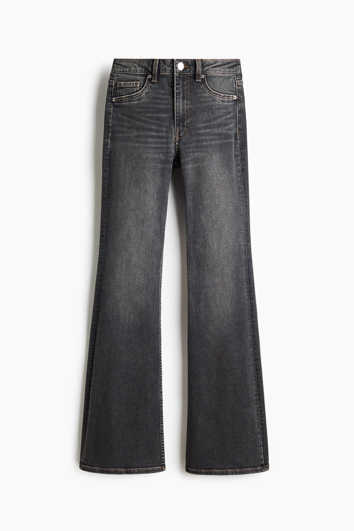Orvesta Flared High Waist Jeans Denim Grey